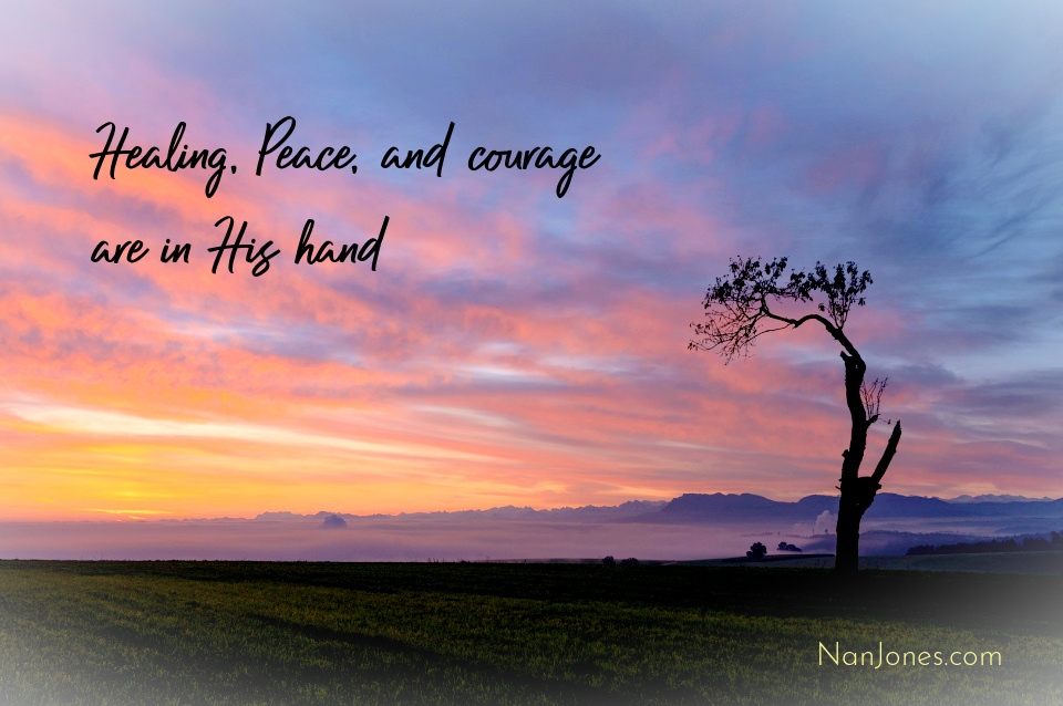 I Will Not Fear. My Courage Comes From God
