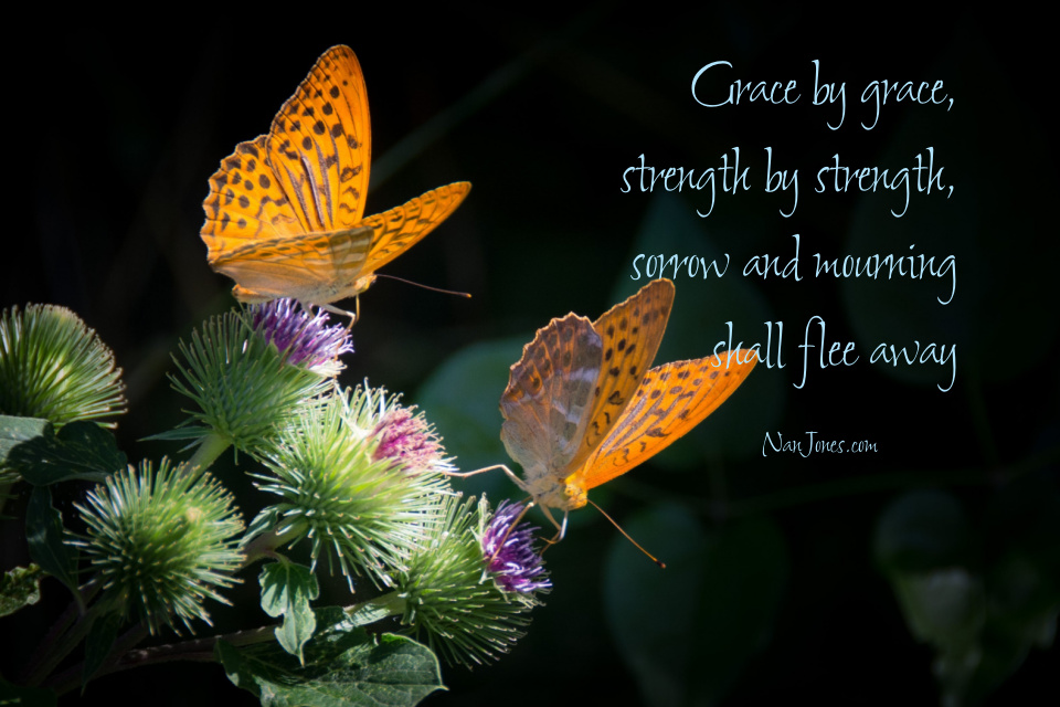 Sing for joy, o weary traveler. God will carry you.